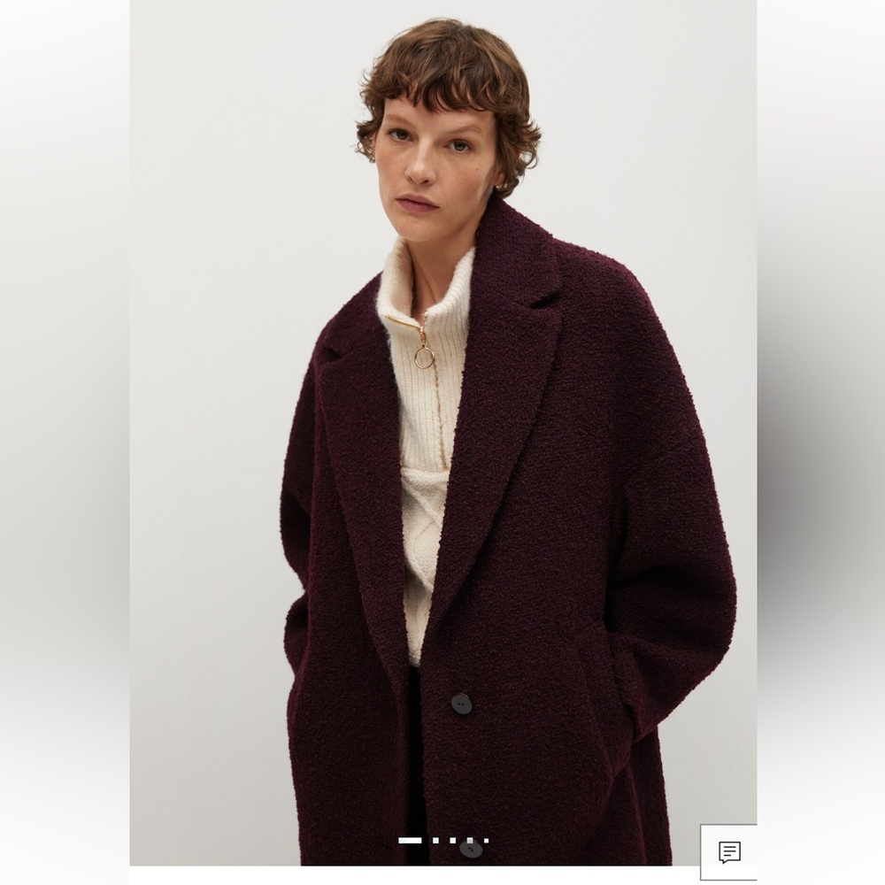 Women's Burgundy Coat